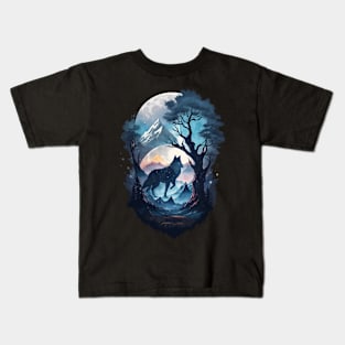 Lone Wolf 01 Kids T-Shirt